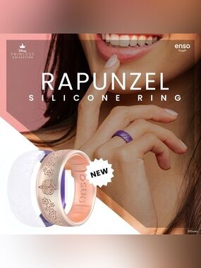 2024 Enso Ring Disney Silicone Tangled Rapunzel's Dream Size 10 NEW!